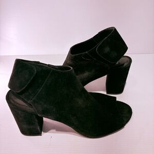 STEVE MADDEN Slingback Sandals Bedford Black Suede - Size 9